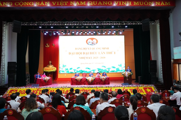 Phiên trù bị Đại hội đại biểu Đảng bộ xã Quang Minh lần thứ I, nhiệm kỳ 2025-2030- Ảnh 8.