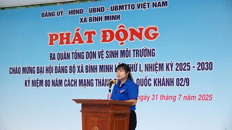 Bình Minh tổ chức phát động ra quân tổng vệ sinh môi trường  góp phần tạo cảnh quan môi trường “ Sáng- xanh- sạch- đẹp”- Ảnh 3.