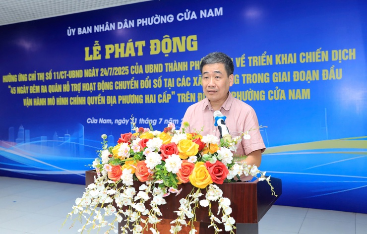PHƯỜNG CỬA NAM PHÁT ĐỘNG CHIẾN DỊCH “45 NGÀY ĐÊM RA QUÂN” CHUYỂN ĐỔI SỐ
- Ảnh 6.