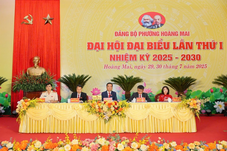 ĐẠI HỘI ĐẠI BIỂU ĐẢNG BỘ PHƯỜNG HOÀNG MAI LẦN THỨ I, NHIỆM KỲ 2025-2030 THÀNH CÔNG TỐT ĐẸP!- Ảnh 9.