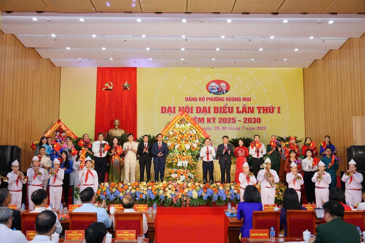 ĐẠI HỘI ĐẠI BIỂU ĐẢNG BỘ PHƯỜNG HOÀNG MAI LẦN THỨ I, NHIỆM KỲ 2025-2030 THÀNH CÔNG TỐT ĐẸP!- Ảnh 11.