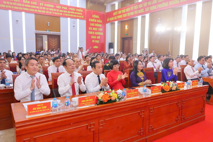 ĐẠI HỘI ĐẠI BIỂU ĐẢNG BỘ PHƯỜNG HOÀNG MAI LẦN THỨ I, NHIỆM KỲ 2025-2030 THÀNH CÔNG TỐT ĐẸP!- Ảnh 6.