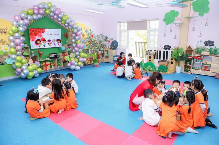 Trường Mầm non Chu Văn An: Nơi yêu thương, chắp cánh những ước mơ.- Ảnh 9.