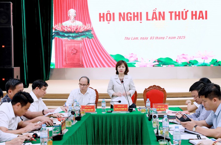 HỘI NGHỊ LẦN THỨ HAI BAN CHẤP HÀNH ĐẢNG BỘ XÃ THƯ LÂM- Ảnh 1.