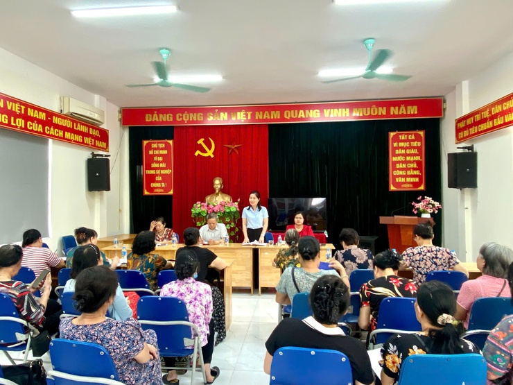 Hội LHPN phường Tây Hồ chủ động nắm bắt địa bàn sau sắp xếp mô hình chính quyền hai cấp- Ảnh 1.