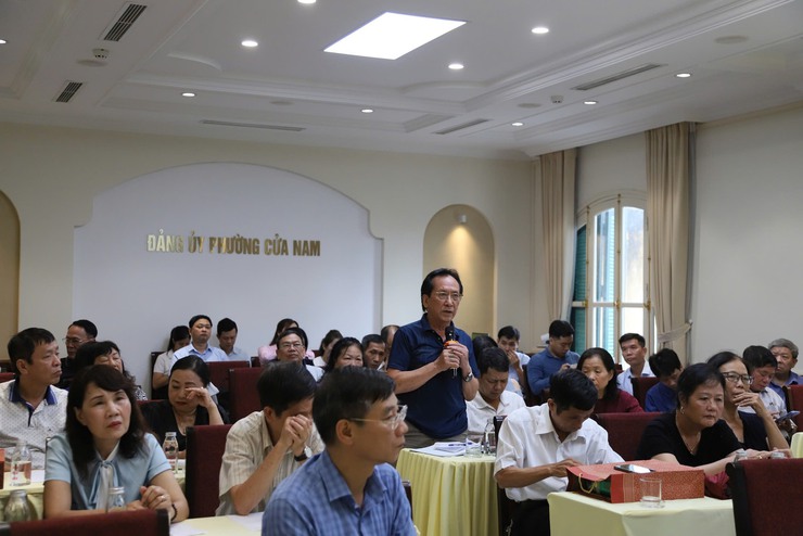 PHƯỜNG CỬA NAM: GẶP MẶT BÍ THƯ CHI BỘ TỔ DÂN PHỐ, LẮNG NGHE Ý KIẾN CƠ SỞ- Ảnh 4.