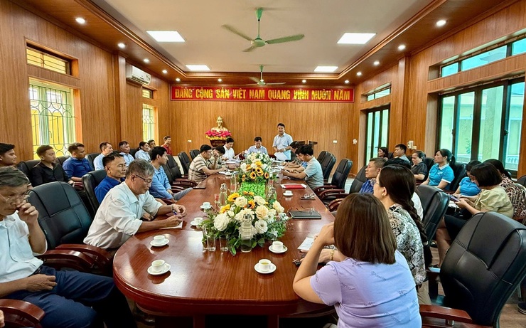 THƯỜNG TRỰC ĐẢNG ỦY XÃ HÒA XÁ LÀM VIỆC VỚI ỦY BAN MTTQ VIỆT NAM XÃ- Ảnh 3.