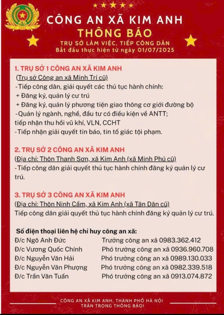 CHI TIẾT TRỤ SỞ LÀM VIỆC MỚI CỦA CÔNG AN XÃ VÀ BAN CHỈ HUY QUÂN SỰ XÃ KIM ANH - Ảnh 2.