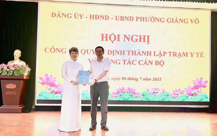 Phường Giảng Võ: Hoàn thành công tác tổ chức bộ máy và nhân sự- Ảnh 2.