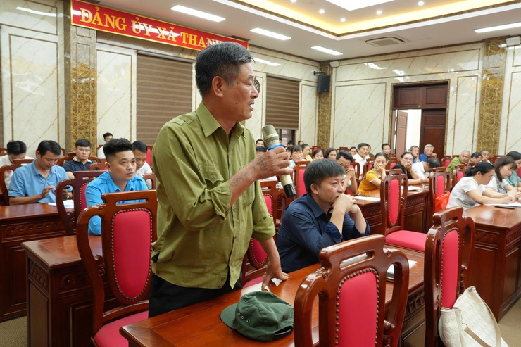 XÃ THANH OAI: GẶP MẶT, TRAO ĐỔI VỚI ĐỘI NGŨ CÁN BỘ KHÔNG CHUYÊN TRÁCH SAU SẮP XẾP ĐƠN VỊ HÀNH CHÍNH- Ảnh 5.