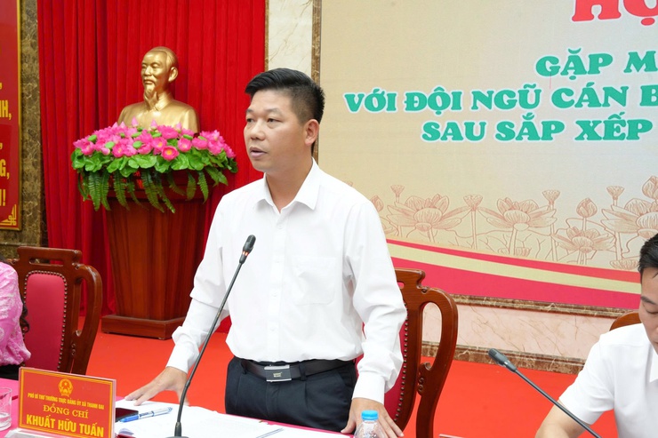 XÃ THANH OAI: GẶP MẶT, TRAO ĐỔI VỚI ĐỘI NGŨ CÁN BỘ KHÔNG CHUYÊN TRÁCH SAU SẮP XẾP ĐƠN VỊ HÀNH CHÍNH- Ảnh 4.