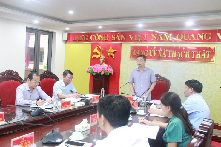 Ban chấp hành Đảng bộ xã Thạch Thất thảo luận về quy chế hoạt động, kế hoạch Đại hội Đảng bộ lần thứ nhất, nhiệm kỳ 2025 - 2030- Ảnh 3.