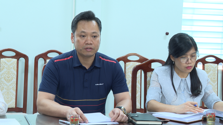 Phó Chủ tịch UBND xã An Khánh Bùi Thu Hương làm việc với Trung tâm Văn hóa, Thông tin và Thể thao xã- Ảnh 1.