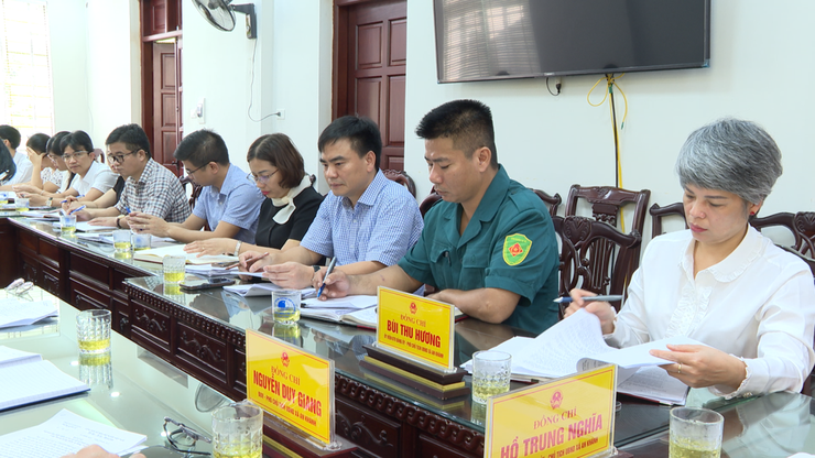 UBND xã An Khánh giao ban các công việc đã thực hiện sau sắp xếp mô hình chính quyền địa phương 2 cấp- Ảnh 2.