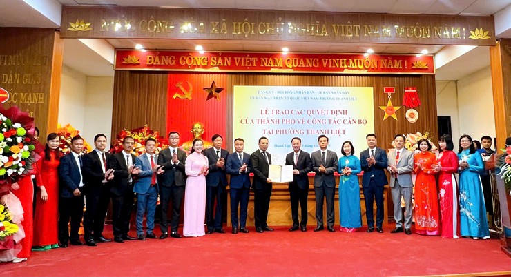 Chỉ định Chủ tịch, Phó Chủ tịch Ủy ban nhân dân phường Thanh Liệt nhiệm kỳ 2021 - 2026- Ảnh 1.