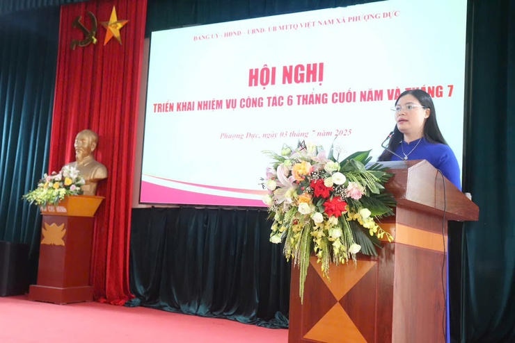 HỘI NGHỊ TRIỂN KHAI NHIỆM VỤ CÔNG TÁC 6 THÁNG CUỐI NĂM VÀ NHIỆM VỤ TRỌNG TÂM THÁNG 7/2025- Ảnh 1.