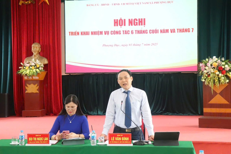 HỘI NGHỊ TRIỂN KHAI NHIỆM VỤ CÔNG TÁC 6 THÁNG CUỐI NĂM VÀ NHIỆM VỤ TRỌNG TÂM THÁNG 7/2025- Ảnh 2.