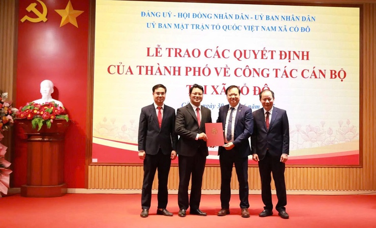 Hà Nội chỉ định các chức danh Chủ tịch, Phó Chủ tịch UBND xã Cổ Đô nhiệm kỳ 2021-2026- Ảnh 1.