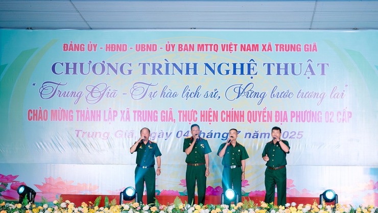 CHƯƠNG TRÌNH NGHỆ THUẬT CHÀO MỪNG THÀNH LẬP XÃ TRUNG GIÃ- Ảnh 4.