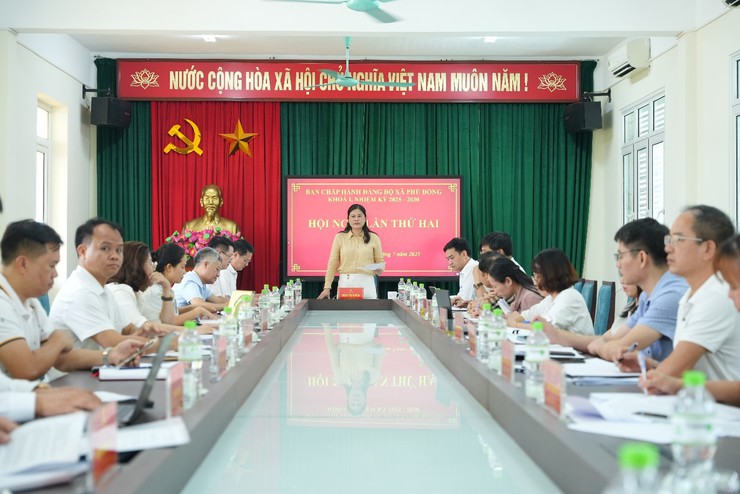 Hội nghị lần thứ 2, Ban chấp hành Đảng bộ xã Phù Đổng khóa 1, nhiệm kỳ 2025 - 2030- Ảnh 4.