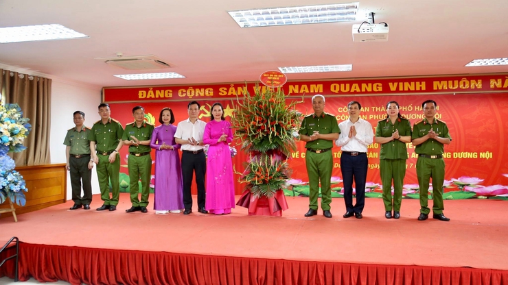 Thông báo các quyết định về tổ chức, cán bộ Công an phường Dương Nội - TP Hà Nội- Ảnh 1.