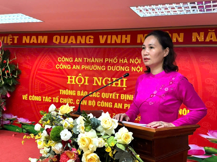 Thông báo các quyết định về tổ chức, cán bộ Công an phường Dương Nội - TP Hà Nội- Ảnh 3.