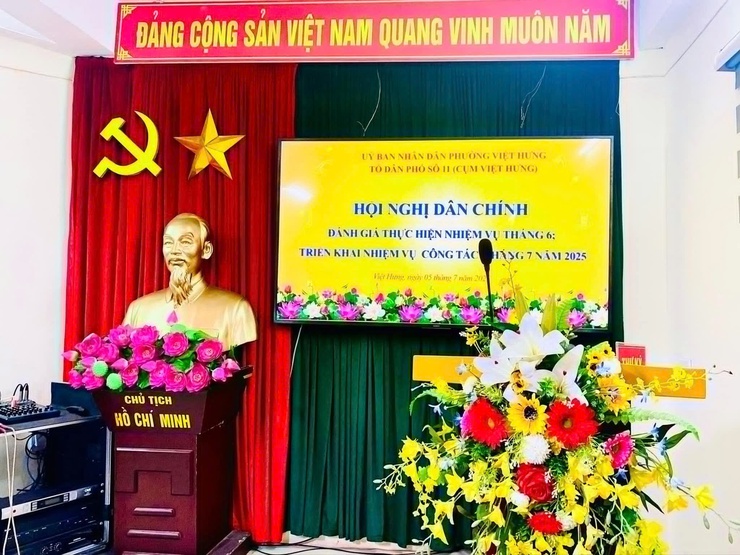 TDP: Tổ chức họp Hội nghị dân chính sơ kết 06 tháng đầu năm và triển khai nhiệm vụ 06 tháng cuối năm 2025- Ảnh 1.
