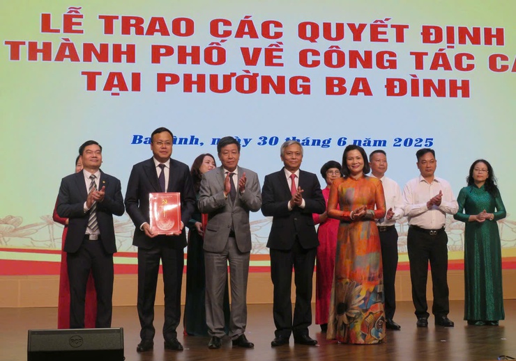 Hà Nội: Chỉ định nhân sự chủ chốt HĐND và UBND phường Ba Đình nhiệm kỳ 2021 - 2026- Ảnh 1.