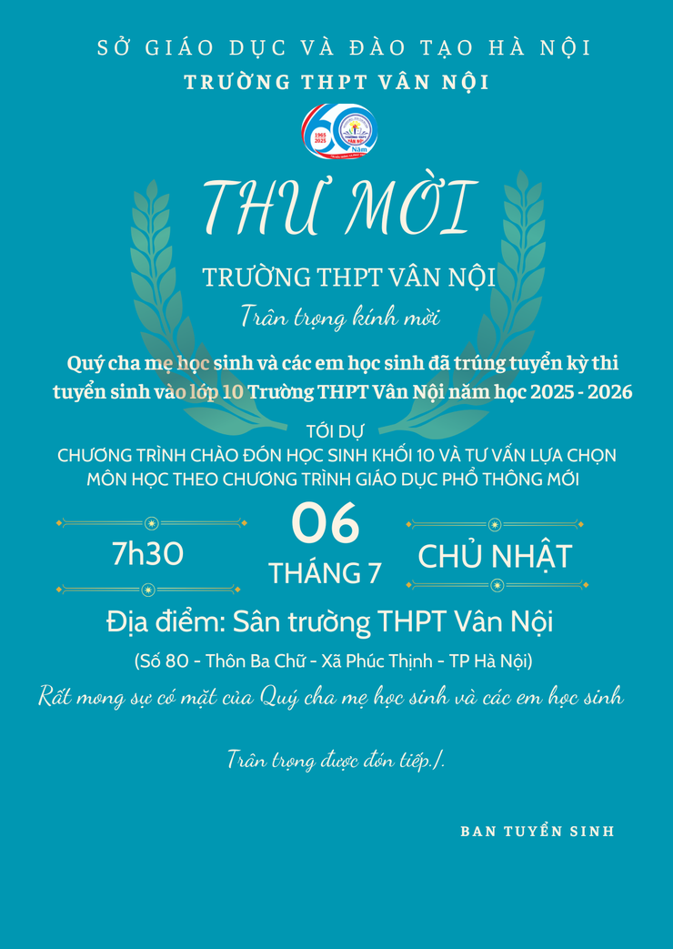 Trường THPT Vân Nội tổ chức chương trình Chào đón học sinh lớp 10- Ảnh 1.