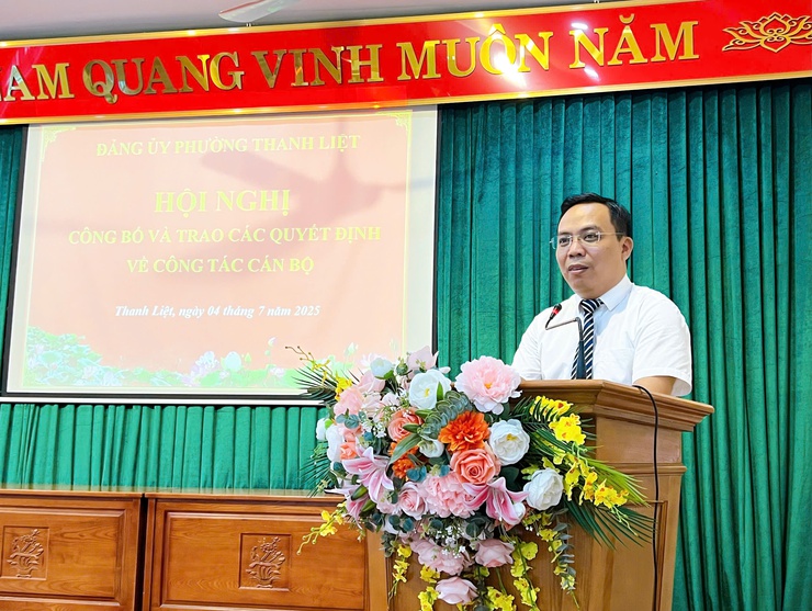 Đảng uỷ phường Thanh Liệt:  Củng cố tổ chức, sẵn sàng cho chặng đường mới- Ảnh 1.