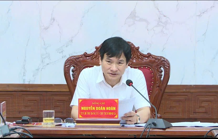 BTV Đảng uỷ nghe báo cáo công tác chuẩn bị Đại hội đại biểu Đảng bộ xã Phúc Thọ lần thứ I, nhiệm kỳ 2025–2030- Ảnh 1.