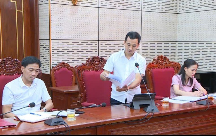 BTV Đảng uỷ nghe báo cáo công tác chuẩn bị Đại hội đại biểu Đảng bộ xã Phúc Thọ lần thứ I, nhiệm kỳ 2025–2030- Ảnh 2.