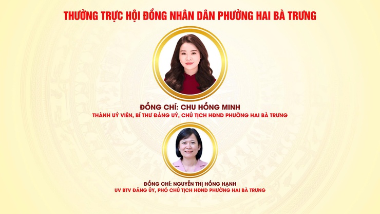 Giới thiệu bộ máy tổ chức của phường Hai Bà Trưng.- Ảnh 3.