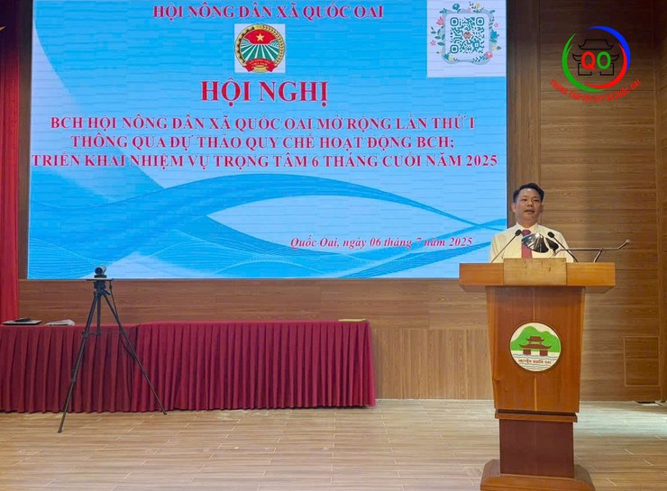 Hội nghị công bố Quyết định thành lập hội Nông dân xã Quốc Oai dấu mốc quan trọng trong công tác hội và phong trào nông dân- Ảnh 4.