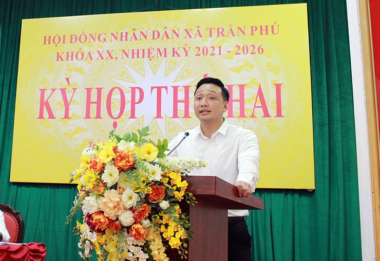 HĐND xã Trần Phú khoá XX, nhiệm kỳ 2021-2026: tổ chức thành công kỳ họp thứ hai- Ảnh 3.