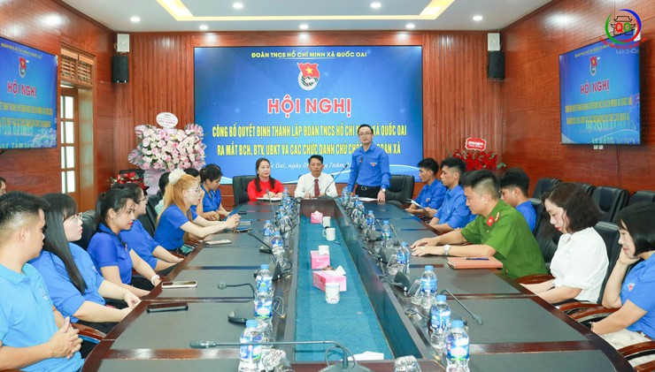 Xã Quốc Oai: Thành lập Đoàn TNCS Hồ Chí Minh xã Quốc Oai sau sáp nhập hành chính- Ảnh 1.