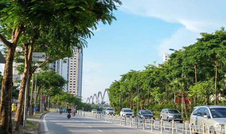 Hà Nội phân làn phương tiện trên đường Võ Chí Công từ ngày 9/7- Ảnh 1.