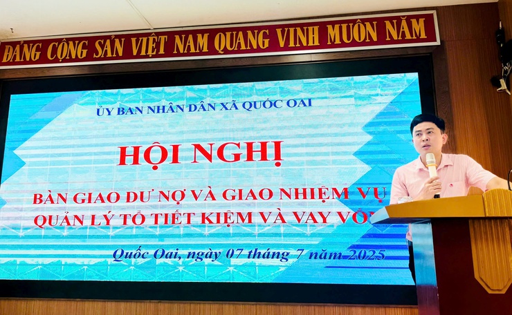 Hội nghị bàn giao dư nợ và nhiệm vụ quản lý Tổ tiết kiệm và vay vốn- Ảnh 4.