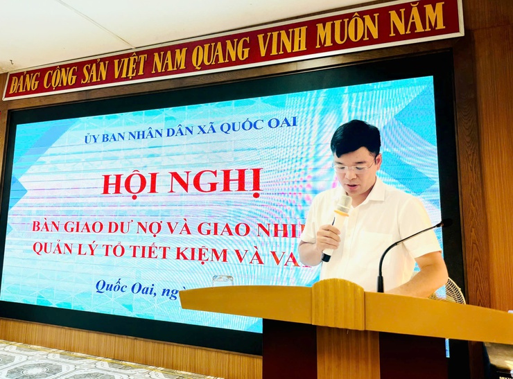 Hội nghị bàn giao dư nợ và nhiệm vụ quản lý Tổ tiết kiệm và vay vốn- Ảnh 5.