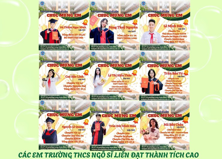 HỌC SINH LỚP 9 PHƯỜNG CỬA NAM ĐẠT THÀNH TÍCH RỰC RỠ TRONG KỲ THI VÀO LỚP 10 THPT NĂM HỌC 2025-2026- Ảnh 8.