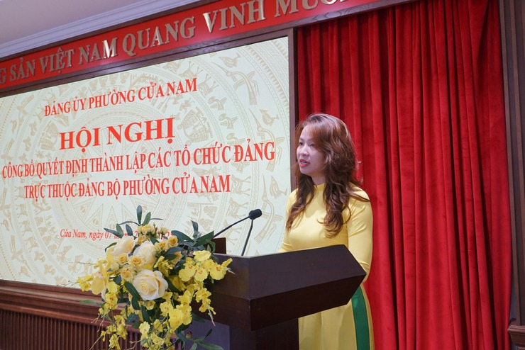 CÔNG BỐ QUYẾT ĐỊNH THÀNH LẬP 83 TỔ CHỨC CƠ SỞ ĐẢNG THUỘC ĐẢNG BỘ PHƯỜNG CỬA NAM- Ảnh 4.