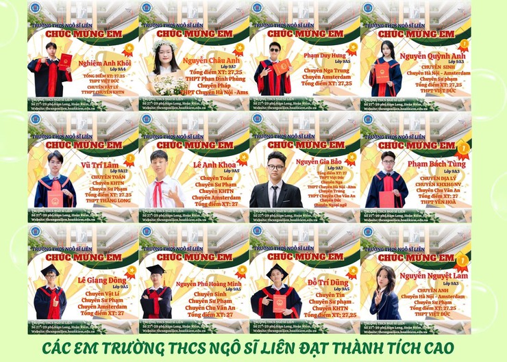 HỌC SINH LỚP 9 PHƯỜNG CỬA NAM ĐẠT THÀNH TÍCH RỰC RỠ TRONG KỲ THI VÀO LỚP 10 THPT NĂM HỌC 2025-2026- Ảnh 7.