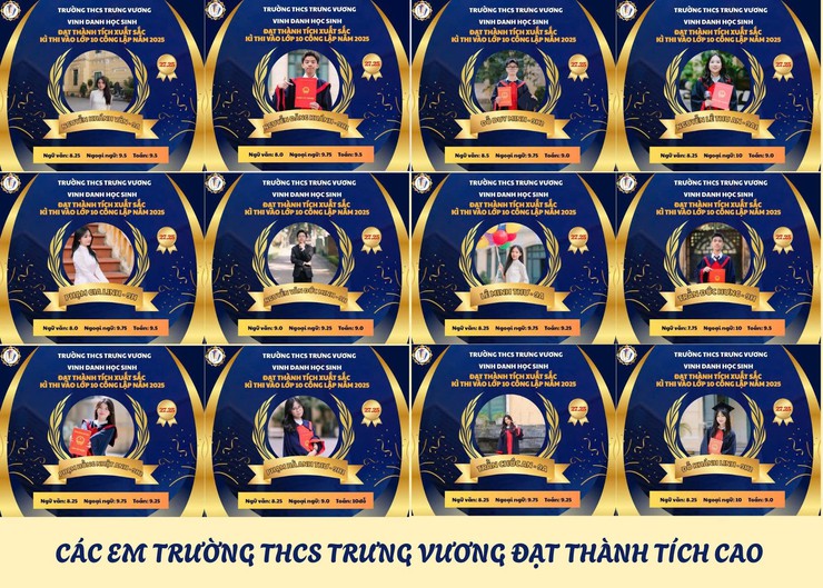 HỌC SINH LỚP 9 PHƯỜNG CỬA NAM ĐẠT THÀNH TÍCH RỰC RỠ TRONG KỲ THI VÀO LỚP 10 THPT NĂM HỌC 2025-2026- Ảnh 3.