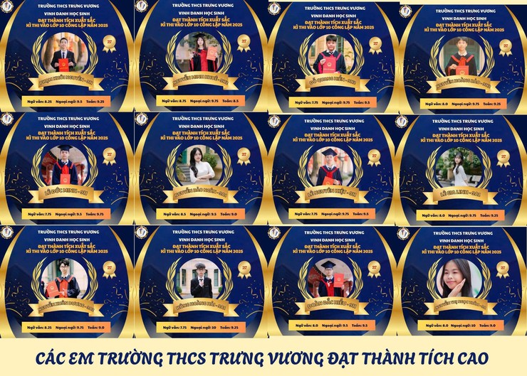HỌC SINH LỚP 9 PHƯỜNG CỬA NAM ĐẠT THÀNH TÍCH RỰC RỠ TRONG KỲ THI VÀO LỚP 10 THPT NĂM HỌC 2025-2026- Ảnh 1.
