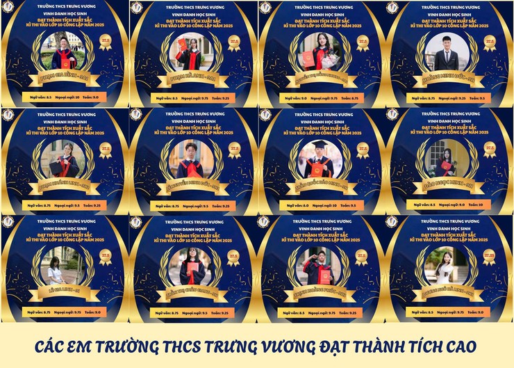 HỌC SINH LỚP 9 PHƯỜNG CỬA NAM ĐẠT THÀNH TÍCH RỰC RỠ TRONG KỲ THI VÀO LỚP 10 THPT NĂM HỌC 2025-2026- Ảnh 4.