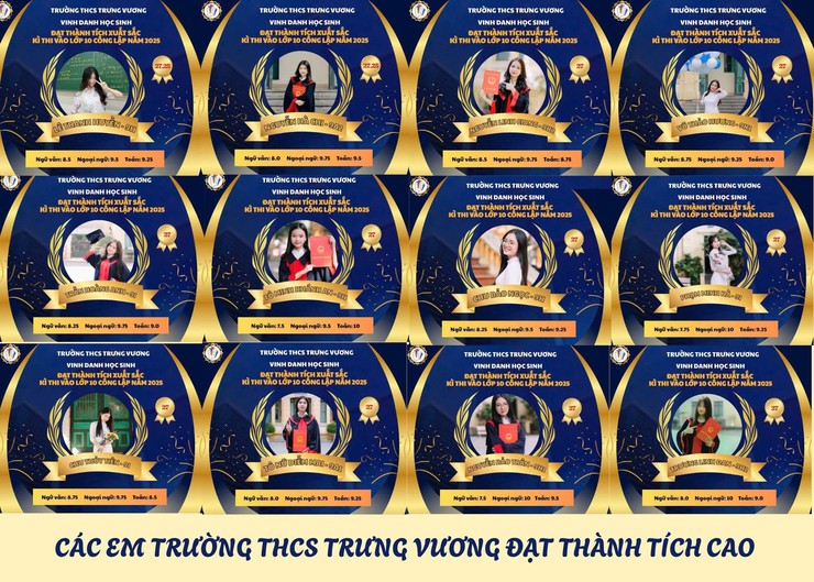 HỌC SINH LỚP 9 PHƯỜNG CỬA NAM ĐẠT THÀNH TÍCH RỰC RỠ TRONG KỲ THI VÀO LỚP 10 THPT NĂM HỌC 2025-2026- Ảnh 2.