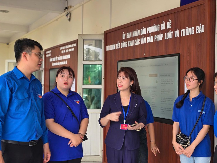 Tuổi trẻ phường Bồ Đề chung sức xây nền hành chính công thân thiện- Ảnh 1.
