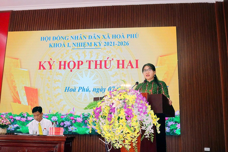 Xã Hòa Phú: Tổ chức Kỳ họp thứ Hai HĐND xã Khóa I, nhiệm kỳ 2021-2026

- Ảnh 2.