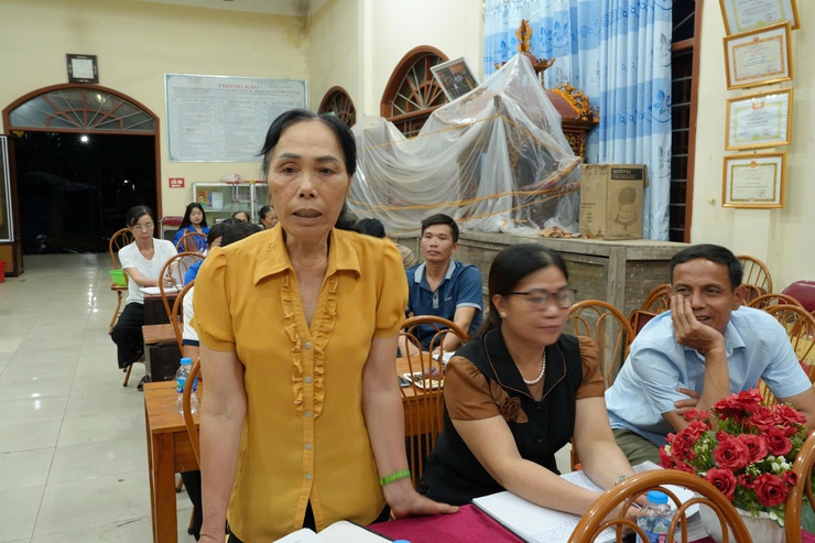 Lãnh đạo xã Thanh Oai dự sinh hoạt thường kỳ chi bộ thôn Văn Quán- Ảnh 7.