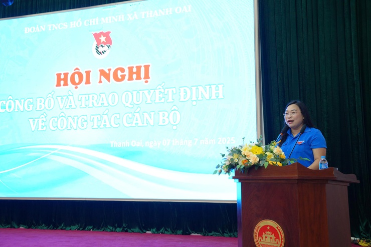Đồng chí Nguyễn Thị Thanh Lan được chỉ định làm Bí thư Đoàn TNCS Hồ Chí Minh xã Thanh Oai- Ảnh 7.